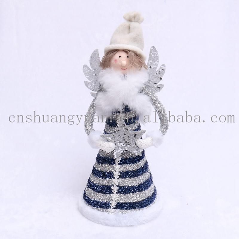New Design Christmas Angel for Holiday Wedding Party Decoration Supplies Hook Ornament Craft Gifts