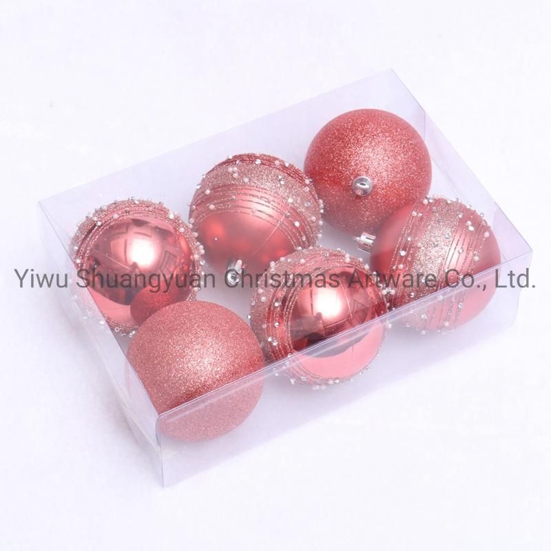 New Design High Sales Christmas Ball for Holiday Wedding Party Decoration Supplies Hook Ornament Craft Gifts