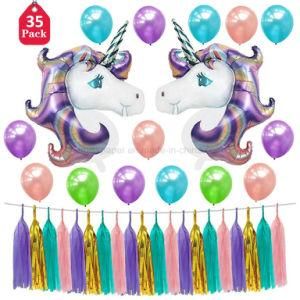 Umiss Paper Birthday Baby Shower Wedding Event Unicom Party Decoration