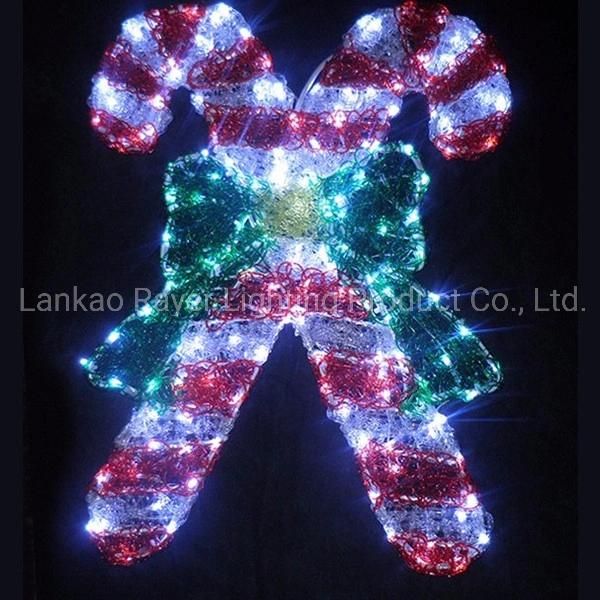 2D Small Shipping Size Residential Christmas Garden Decoration LED Motif Lights