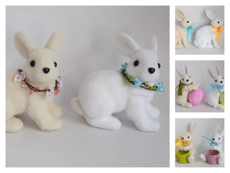 Manufacturer Handmade Home Decor Foam Rabbit Easter Bunny Decoration
