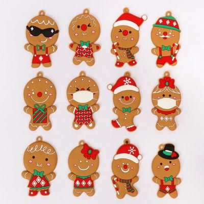 Christmas Tree The Gingerbread Man Ornaments Xmas Festival Hanging Decorations