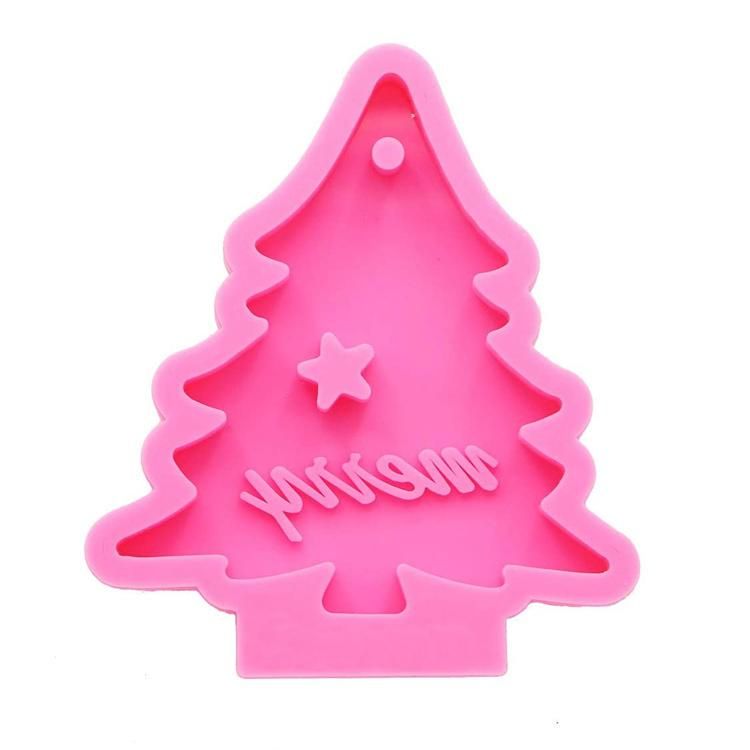 Custom Christmas Tree Ornament Pendant Epoxy Jewelry Silicone Mold