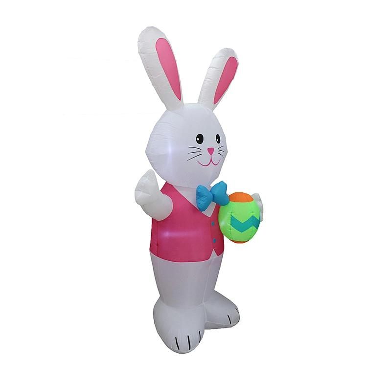 Easter Bunny Easter Inflatable Bunny with LED Light for Sale