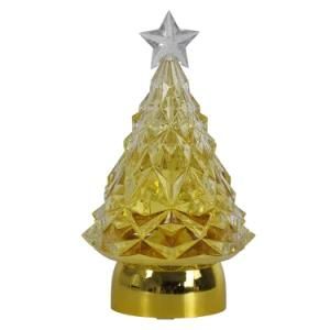 2021 New Design Christmas Trees Shape Lantern LED Light Spinning Water Tree Lantern for Christmas Tree Decoration