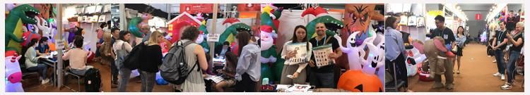 6FT Long Inflatable Christmas 7 Gift Box X′mas Decorations