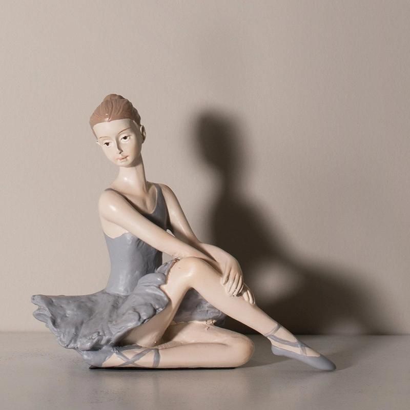 Hot Selling Nordic Cute Ballet Girl Ornaments Gift Desktop Decoration