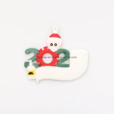 Plastic PVC Tree Hanging Ornaments Christmas Decoration