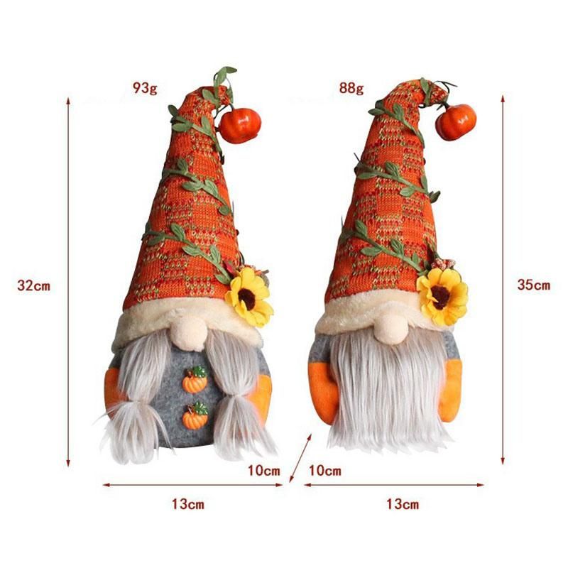 Christmas Tree Hanging Gnomes Ornaments Set of 2