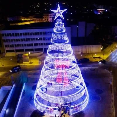 Wholesale Outdoor Giant LED Christmas Tree LED Christmas Tower Tree