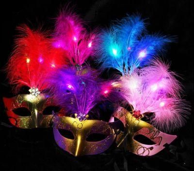 OEM High Quality Feather Mask for Dancing Party Halloween