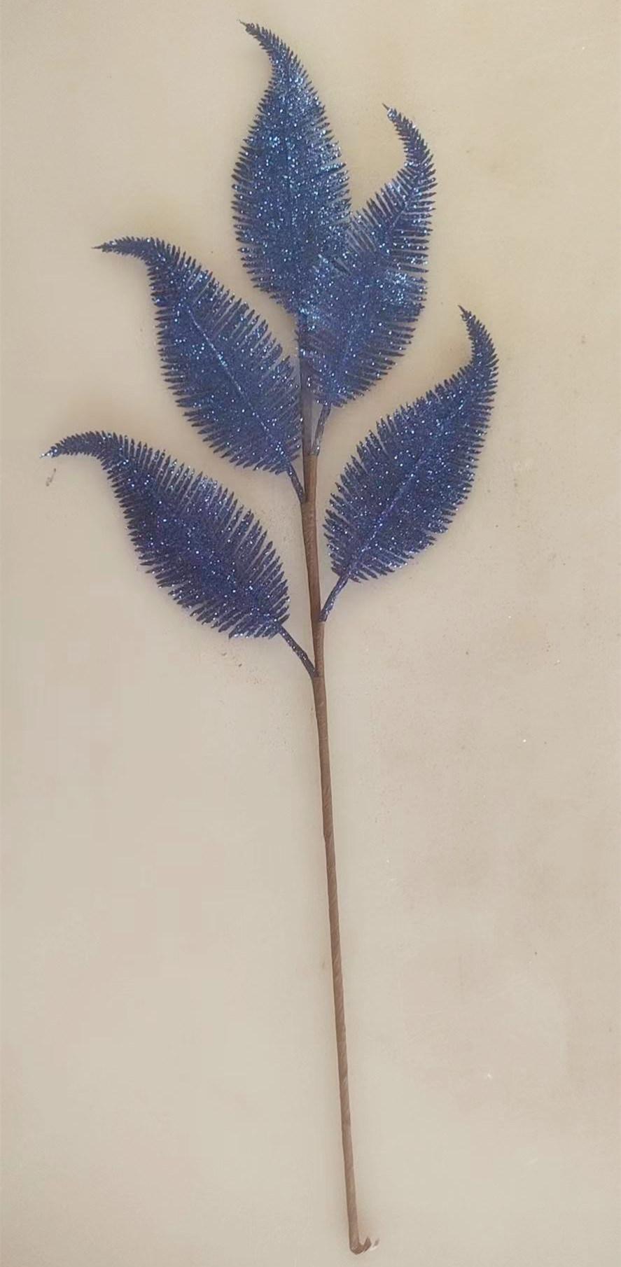 High Quality Ornament Leaf for Christmas Tree Decoration