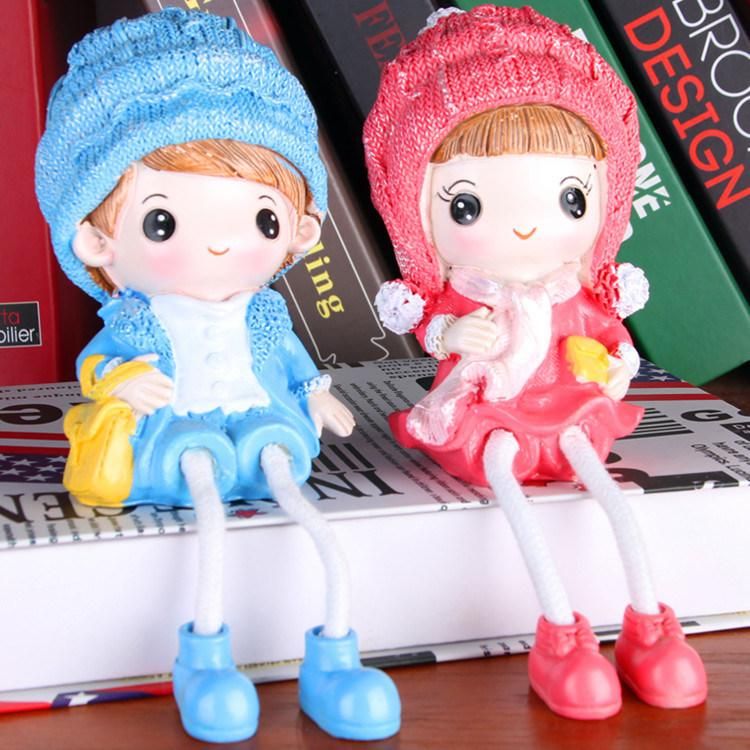 Christmas Cartoon Desktop Ornaments Resin Ornaments Gifts Crafts Sling Dolls