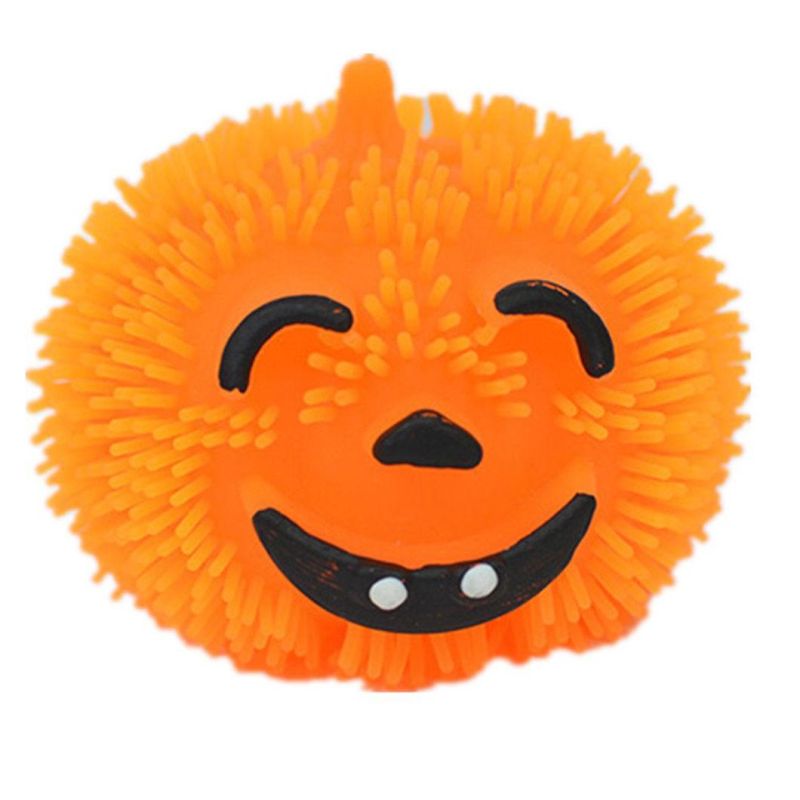 Pumpkin Ball Light up Flashing Spiky Ball Bundle Halloween Toy