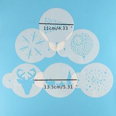 DIY Cake Stamp Mold Spray Printing Template Christmas Chocolate Powder Molding