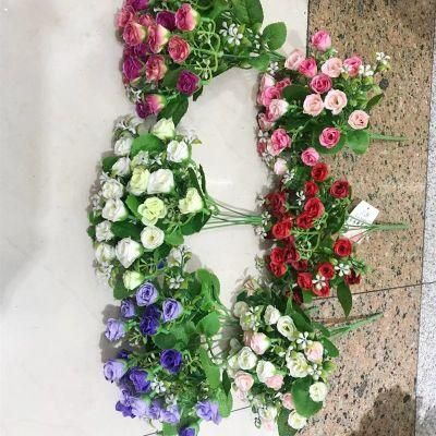 Artificial Real Touch Flower Silk Rose Flower Decorative Artificial Flower