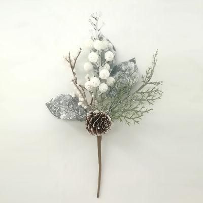 Hot Sale White Yellow Shinny Poinsettia Christmas Flowers for Xmas Decoration