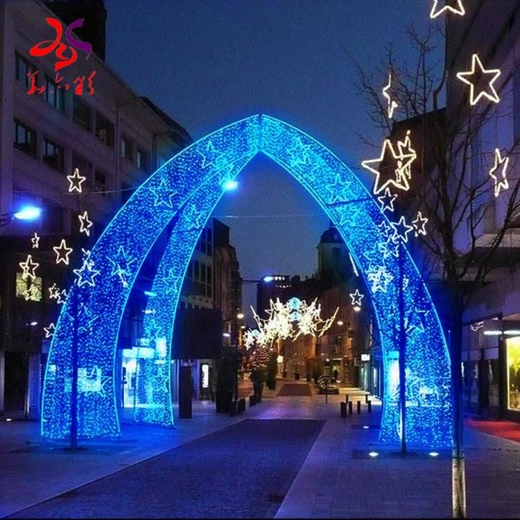 Outdoor LED Across Arch Motif Light for Street Decorations