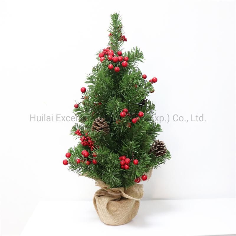 Christmas Ornament Christmas Tree Artificial PVC Xmas Tree 24 Inch Tree