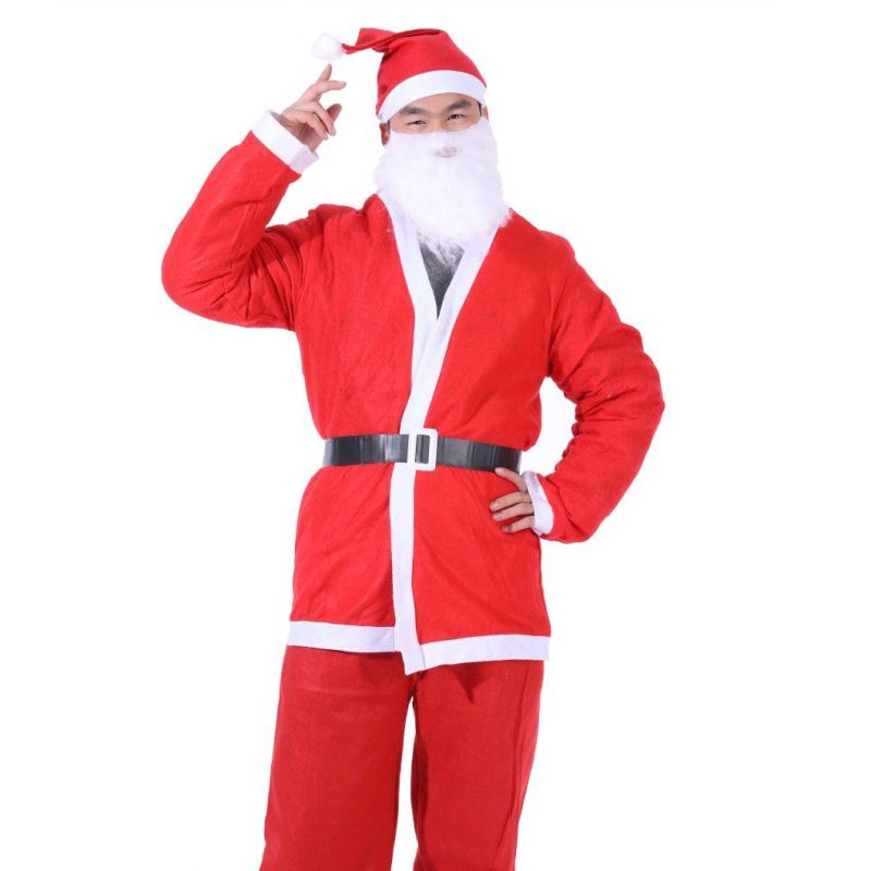 2020 Red Christmas Santa Evening Party Costume