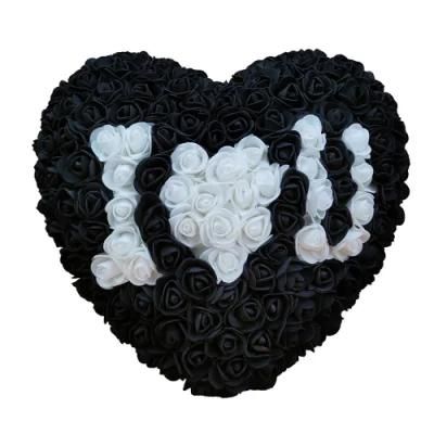 Good Quality PE Rose Heart Artificial Rose Foam Heart for Valentine&prime;s Day Gift