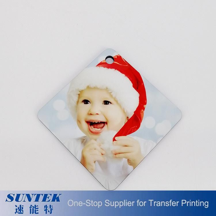 Wholesale Custom High Quality Sublimation Christmas Gift Family MDF Board for Picture Printing Photo Hanging Ornament Pendant
