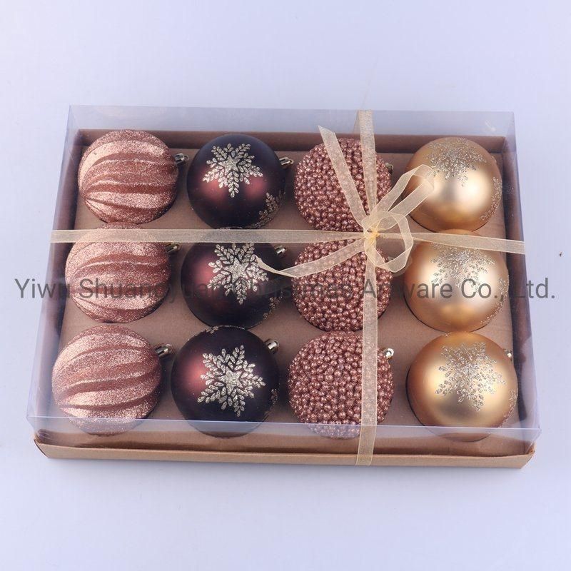 New Design High Sales Christmas Ball for Holiday Wedding Party Decoration Supplies Hook Ornament