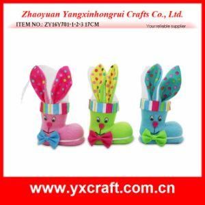 Easter Decoration (ZY16Y701-1-2-3) China Manufacturer Easter Bunny Easter Candy