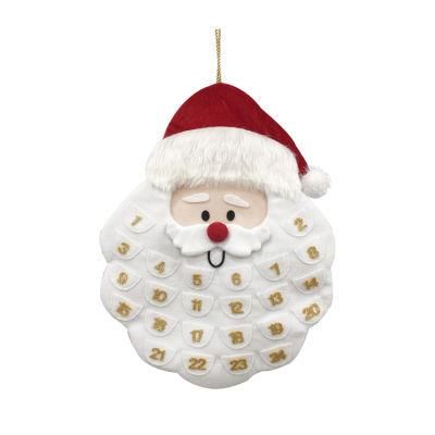 Wholesale Christmas Santa Empty Advent Calendar Custom Wall Calendar