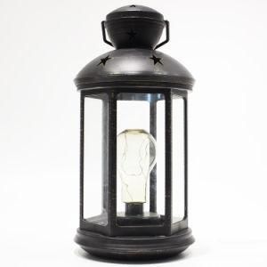 Antique Style Plastic Outdoor Custom Color LED Decorative Lanterns with LED Lights