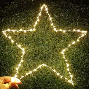 LED Star Copper Wire Lights for Christmas Wedding Decoration