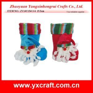 Christmas Decoration (ZY14Y154-3-4) Santa Boot Toy Candy