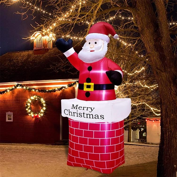 Inflatable Santa Claus for Christmas Decoration Santa Christmas Ornaments Other Christmas Decorations