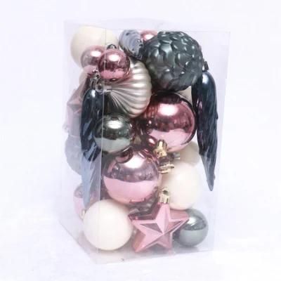 Christmas Ornaments Balls 6cm Christmas Tree Balls Xmas Decorative Balls for Home Happy New Year Gift Christmas Ball Decor