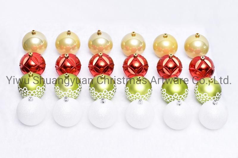 New Design Christmas Ball for Holiday Wedding Party Decoration Supplies Hook Ornament Craft Gifts