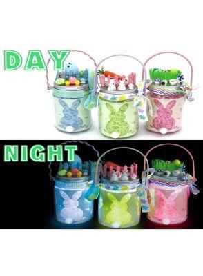 Easter DIY Glass Jar Lantern Kits in Buddy Chick Designs