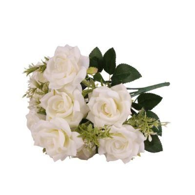 Cheap Wedding Table Decoration Artificial Centerpiece Flower Ball Artificial White Rose Flower Ball Wedding