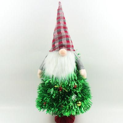 New Design Gnome Ornaments Decorate Tinsel Tree Home Decoration