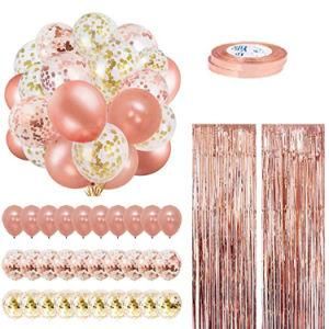 Party Balloons Decorations Rose Gold Garland Tassel Wedding Venue Supplies