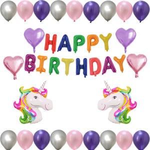 Unicorn Balloon Decoration Wedding Birthday Party Decoration Foil Balloons