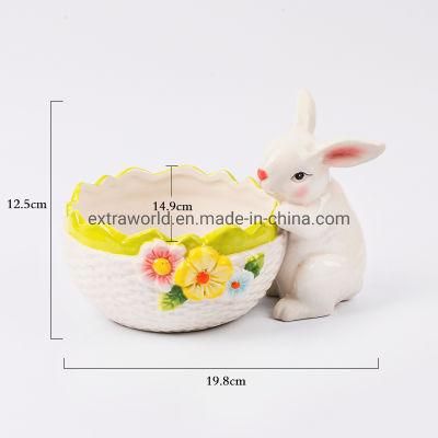 Ceramic Rabbit Bowl Easter Home Kitchen Decor High Quality Factory Direct Supply Wholesale Competitive Price Hand-Painted