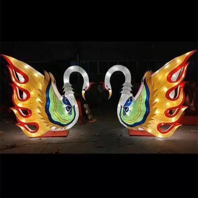 Party Supplies LED Lighting Street Decoration Animal Lanterns Swan Lanterns