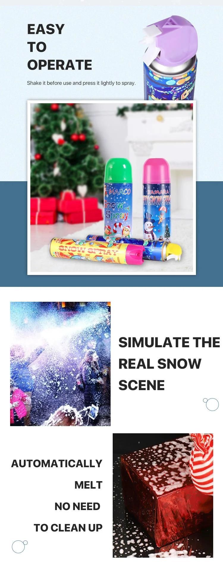Effective Colorful High-Capacity Party Snow Foam
