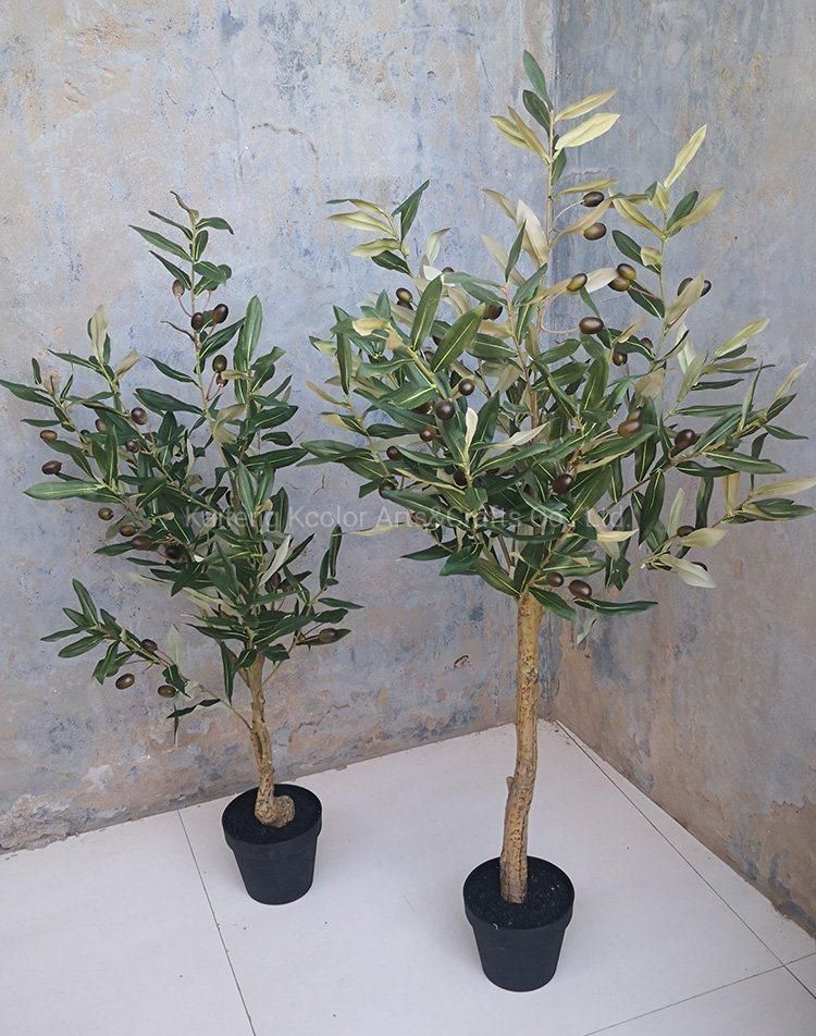 Factory Cheap Wholesale Artificial Olive Leaves for Wedding Decoration