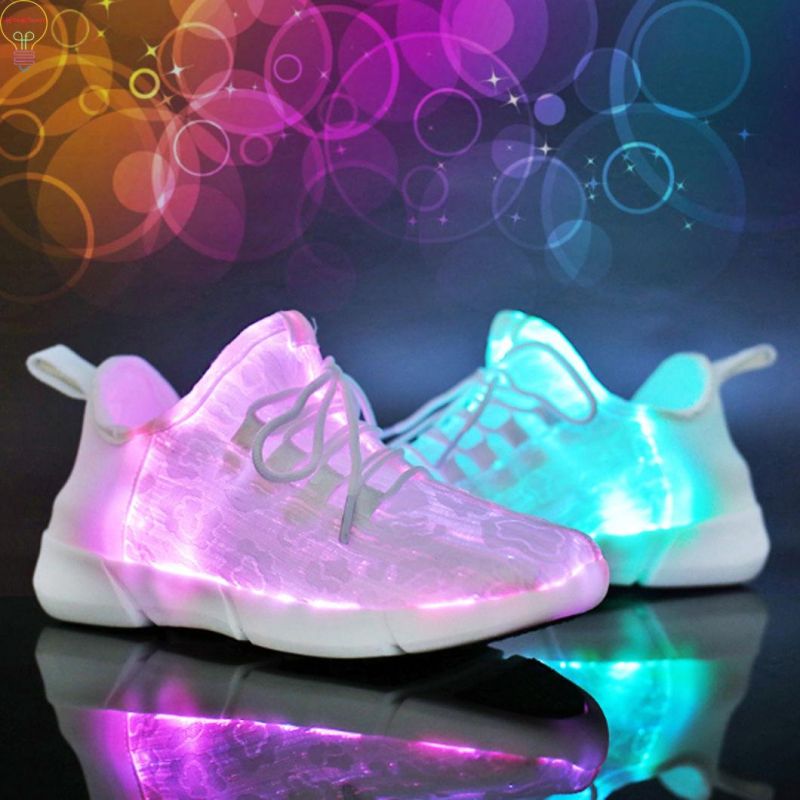 Cool Fun Light up LED Shoes 7 Colors USB Charging