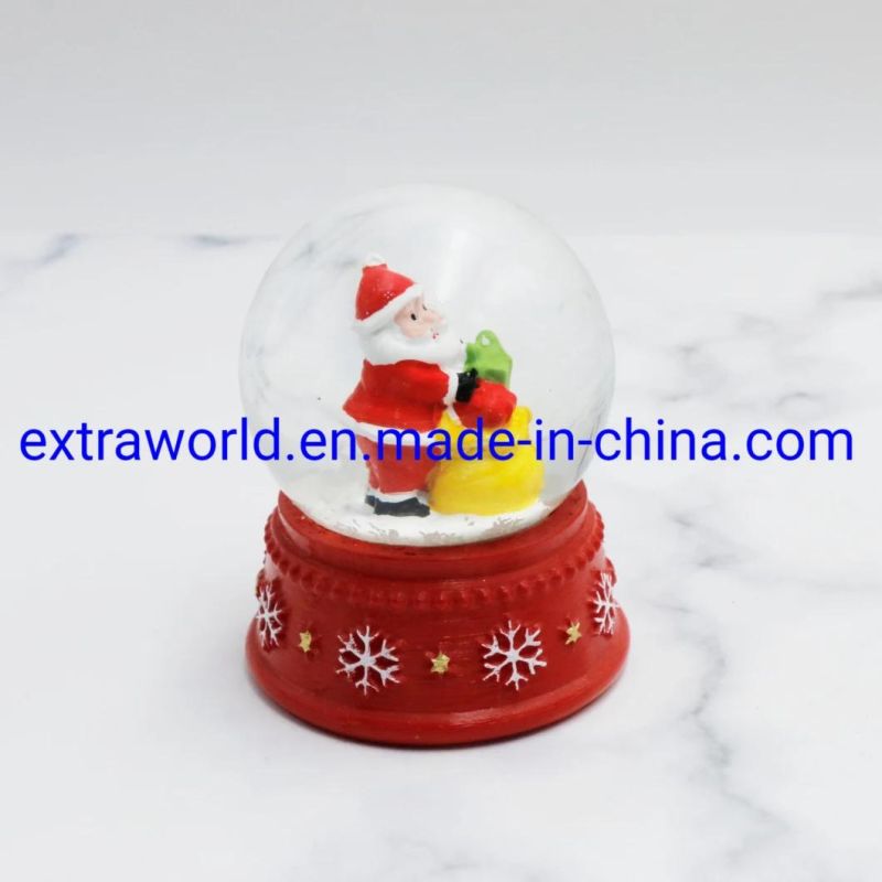 Wholesale Snow Globe Christmas Tree Decorations Balls, Resin Water Snowball