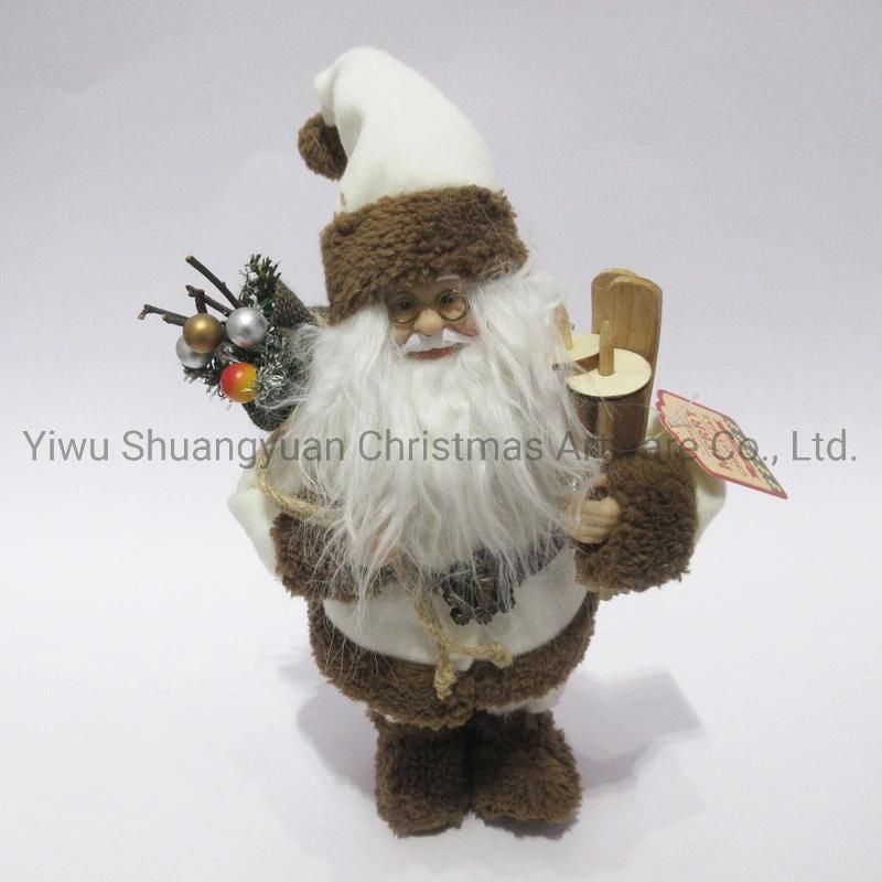 30cm Christmas Dancing Electric Santa Claus with Music Christmas Dolls Santa Claus Toys Xmas Figurines