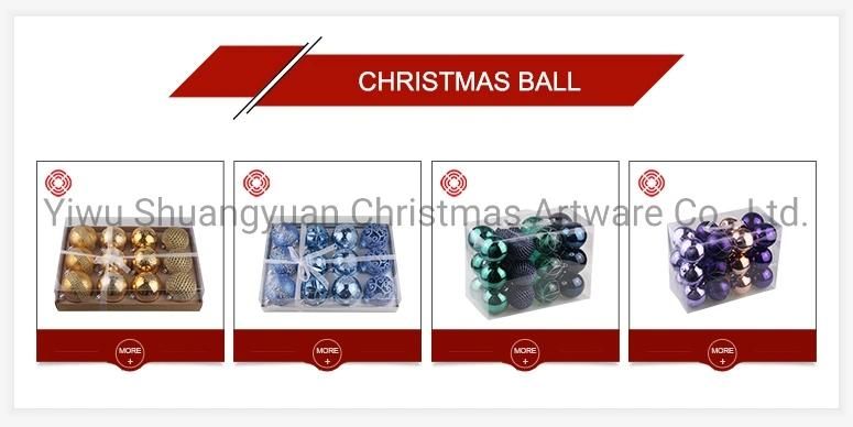 New Design Christmas Ball for Holiday Wedding Party Decoration Supplies Hook Ornament Craft Gifts