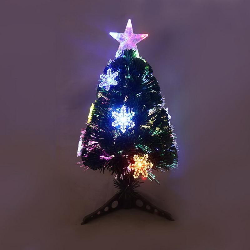 Best Selling Mini USB Colorful Fiber Optic Christmas Tree Winter Outdoor Lighted Twig Tree