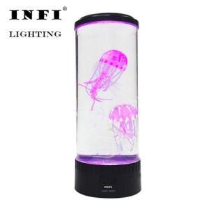 LED Fantasy Jellyfish Lamp Round with 5 Color Changing Light
